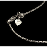 Vtg Nicky Butler Sterling Silver Tear Drop Pendant Necklace W/ Pearl Accent 18" Chain Artist Signed 925