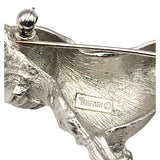 Rare Vintage Trifari French Bulldog Silver-Tone Brooch Pin 2 1/2 " x 2 3/4 "