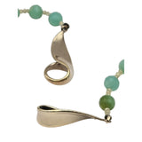 18 Kt Gold Boulder Opal Pendant Necklace With Faceted Tourmaline Stones By Margaret Thurman / Echo Of The Dreamer