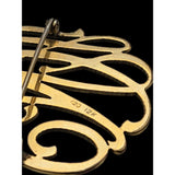 12K Gold Filled Initial Brooch Pin Monogram HNG Vintage Jewelry