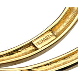Vtg Trifari MCM Gold Tone Geometric Brooch / Pin Swirl Design 1960s-1970s Jewelry Accessory