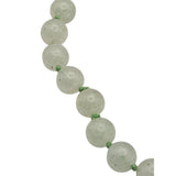 Vtg Aventurine Beaded Necklace & Stud Earrings Set Gold-Tone Clasp 18" Long 8.40 MM Beads